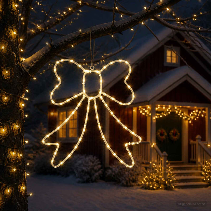 Fundă luminoasă LED LOVIISA 70 LED-uri Alb cald 50 x 51 cm - WALTI WALTI