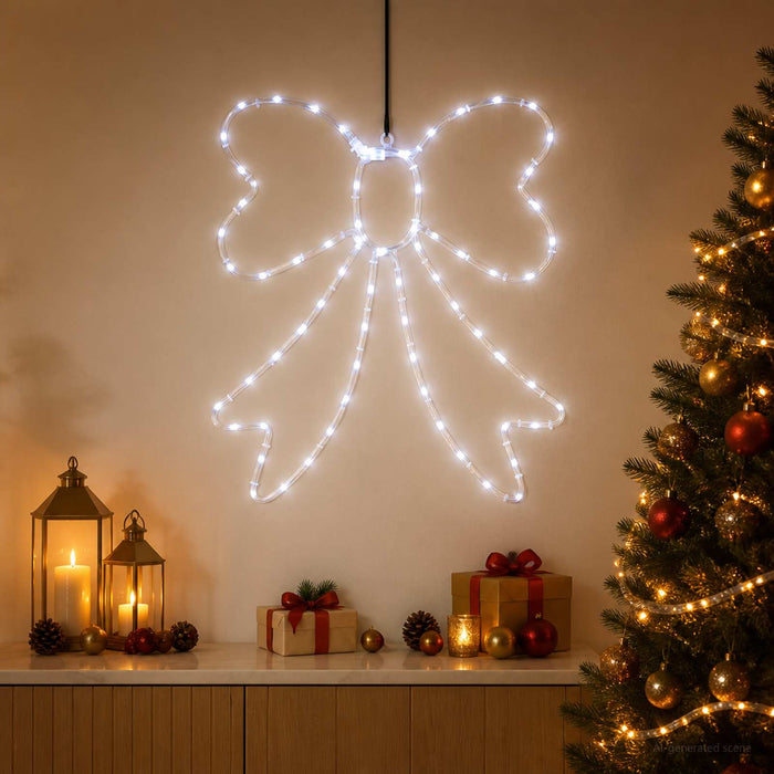 Fundă luminoasă LED LOVIISA 70 LED-uri Alb rece 50 x 51 cm - WALTI WALTI