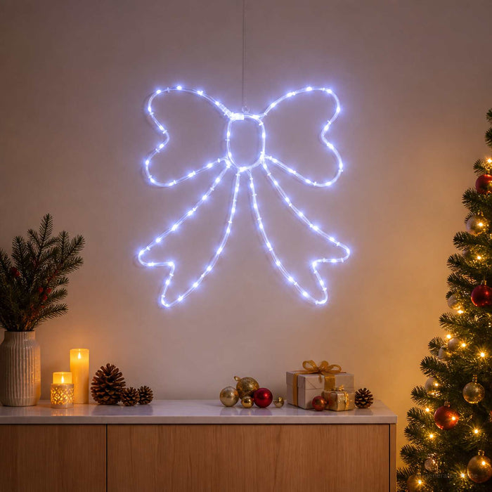 Fundă luminoasă LED LOVIISA 70 LED-uri Albastru 50 x 51 cm - WALTI WALTI