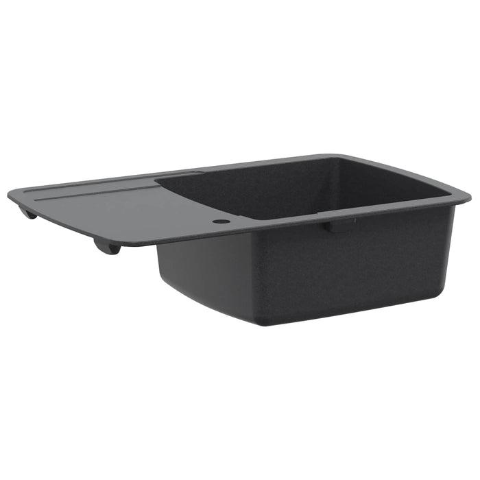 Chiuvetă de bucătărie cu o cuvă Granit 78 x 50 x 31 cm Grafit WALTI