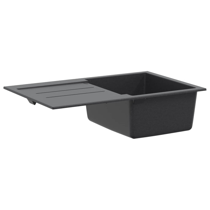 Chiuvetă de bucătărie cu o cuvă Granite 78 x 50 x 20 cm Grafit WALTI