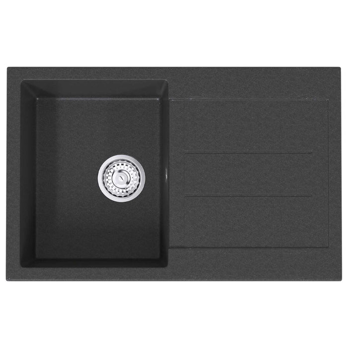 Chiuvetă de bucătărie cu o cuvă Granite 78 x 50 x 20 cm Grafit WALTI