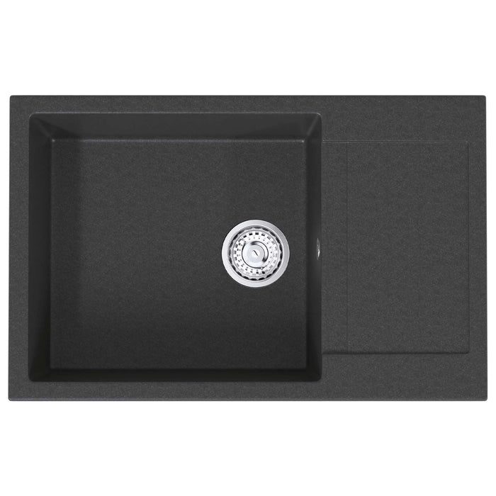 Chiuvetă de bucătărie cu o cuvă Granite 78 x 50 x 20 cm Grafit WALTI