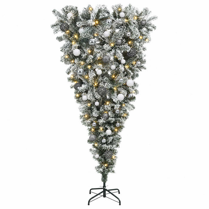 Brad de Crăciun artificial cu glob 150 cm 150 LED-uri Alb cald - WALTI WALTI