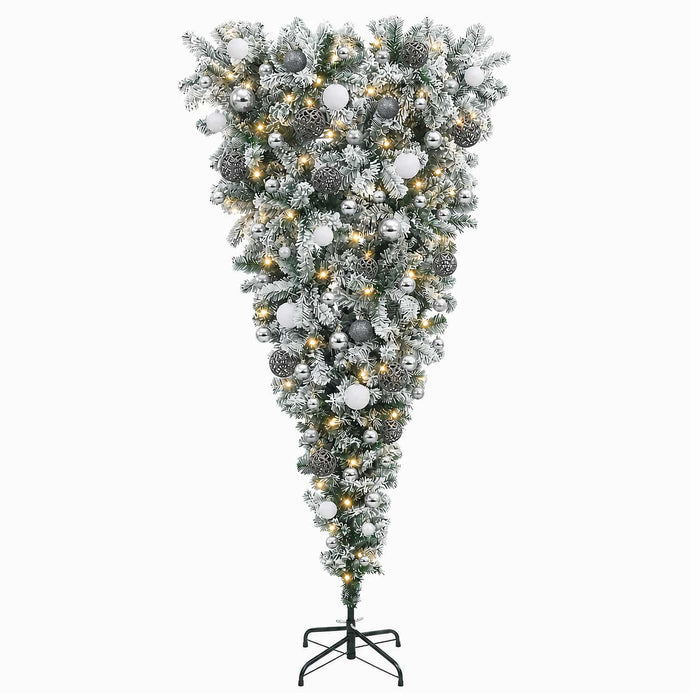 Brad de Crăciun artificial cu glob 180 cm 300 LED-uri Alb cald - WALTI WALTI