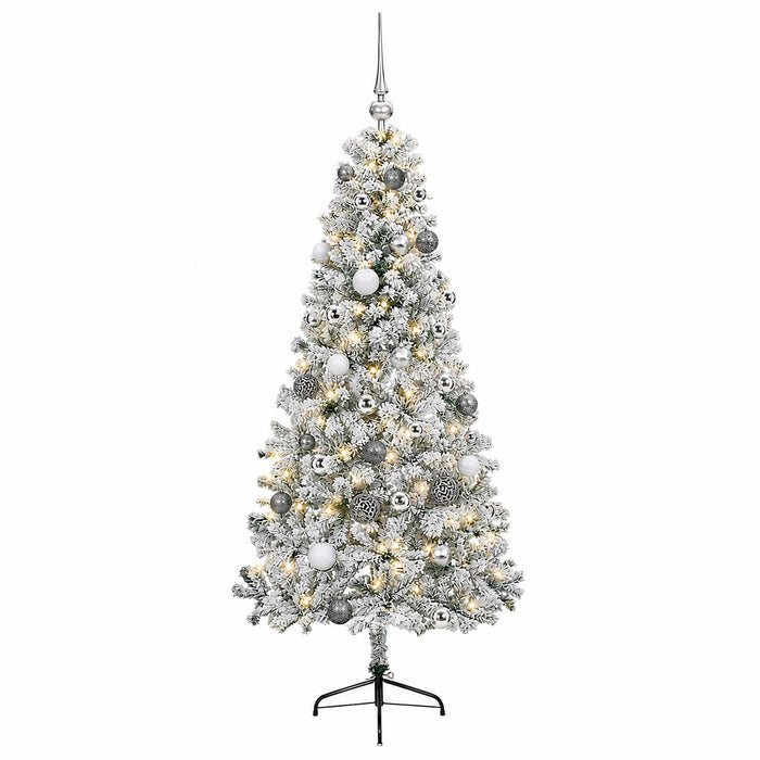 Brad de Crăciun artificial cu glob 120 cm 150 LED-uri Alb cald - WALTI WALTI