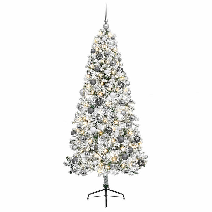 Brad de Crăciun artificial cu glob 210 cm 300 LED-uri Alb cald - WALTI WALTI