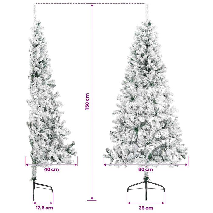 Brad de Crăciun artificial cu glob 150 cm 150 LED-uri Alb cald - WALTI WALTI