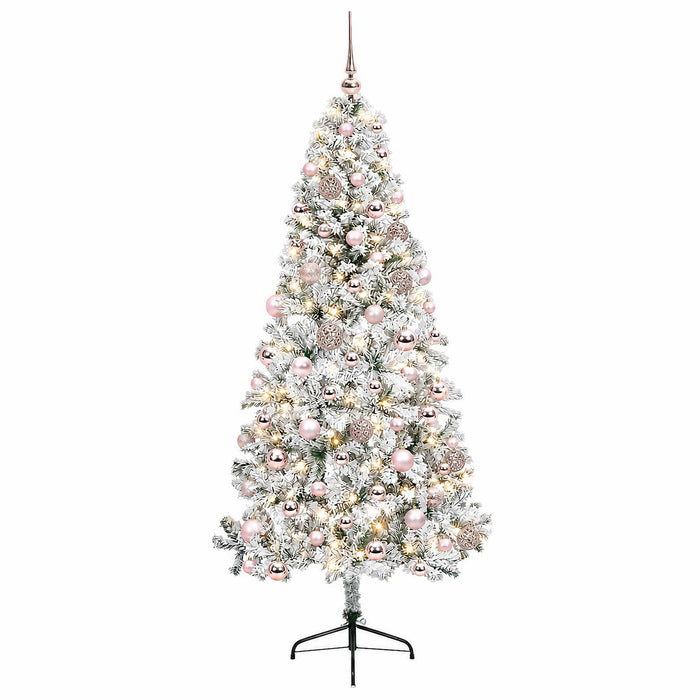 Brad de Crăciun artificial cu glob 240 cm 300 LED-uri Alb cald - WALTI WALTI