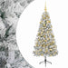Brad de Crăciun artificial cu glob 120 cm 150 LED-uri Alb cald - WALTI WALTI