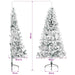 Brad de Crăciun artificial cu glob 120 cm 150 LED-uri Alb cald - WALTI WALTI