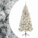Brad de Crăciun artificial cu glob 210 cm 300 LED-uri Alb cald - WALTI WALTI