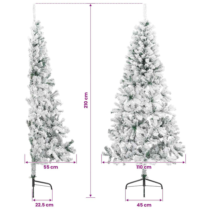 Brad de Crăciun artificial cu glob 210 cm 300 LED-uri Alb cald - WALTI WALTI