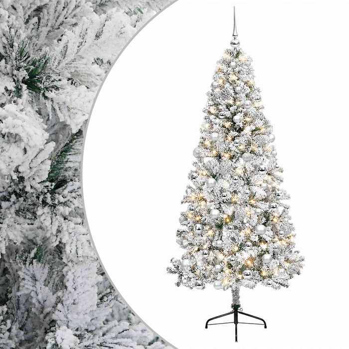 Brad de Crăciun artificial cu glob 240 cm 300 LED-uri Alb cald - WALTI WALTI