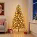 Brad de Crăciun artificial cu glob 210 cm 300 LED-uri Alb cald - WALTI WALTI