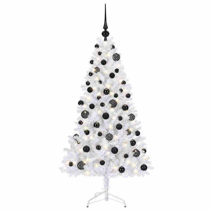 Brad de Crăciun artificial cu glob 210 cm 300 LED-uri Alb cald - WALTI WALTI