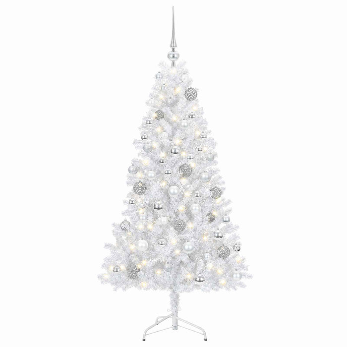 Brad de Crăciun artificial cu glob 240 cm 300 LED-uri Alb cald - WALTI WALTI