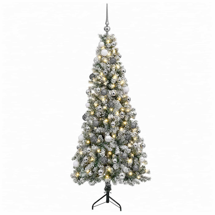 Brad de Crăciun artificial cu glob 180 cm 300 LED-uri Alb cald - WALTI WALTI