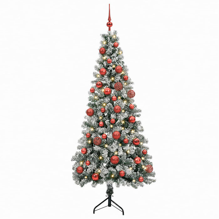 Brad de Crăciun artificial cu glob 150 cm 150 LED-uri Alb cald - WALTI WALTI
