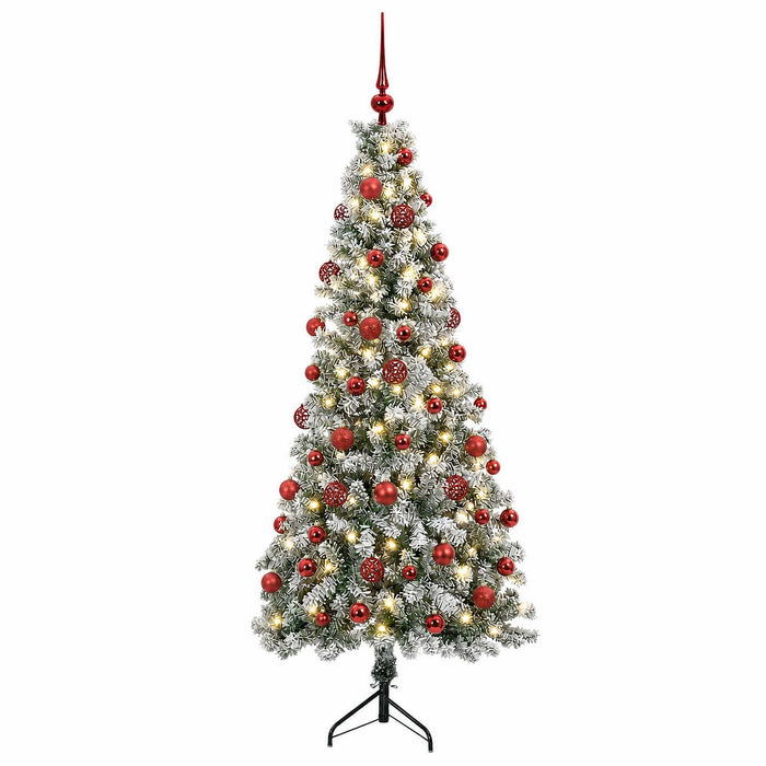Brad de Crăciun artificial cu glob 180 cm 300 LED-uri Alb cald - WALTI WALTI