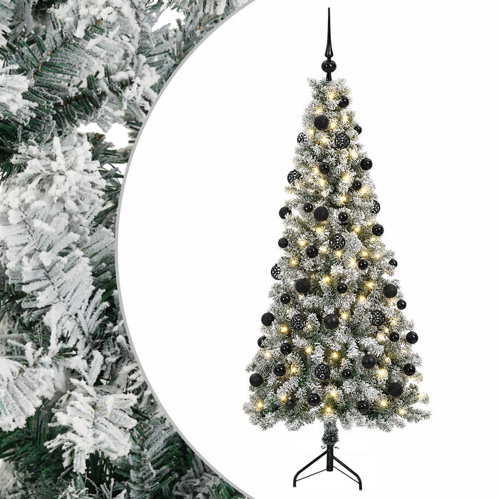 Brad de Crăciun artificial cu glob 180 cm 300 LED-uri Alb cald - WALTI WALTI