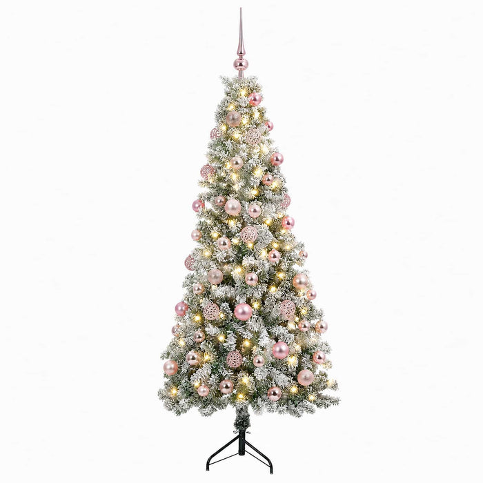 Brad de Crăciun artificial cu glob 240 cm 300 LED-uri Alb cald - WALTI WALTI