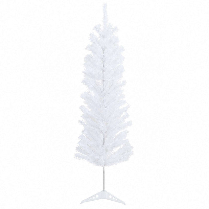 Copac Artificial Slăb de Crăciun 150 cm 150 LED-uri Alb cald WALTI