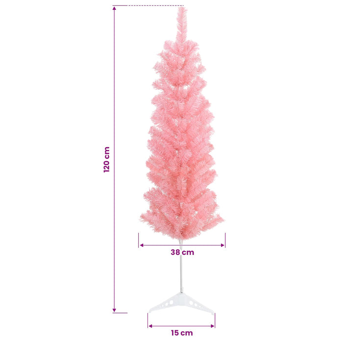 Brad de Crăciun artificial, îngust, cu globuri 120 cm WALTI