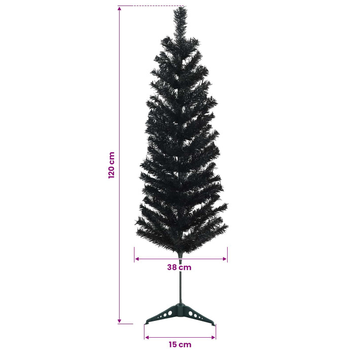 Copac Artificial Slăb de Crăciun 120 cm 150 LED-uri Alb cald WALTI