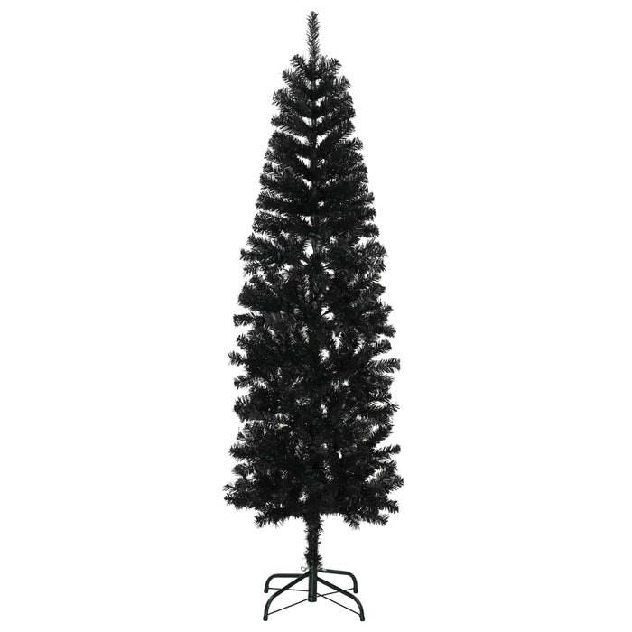 Copac Artificial Slăb de Crăciun 210 cm 300 LED-uri Alb cald WALTI