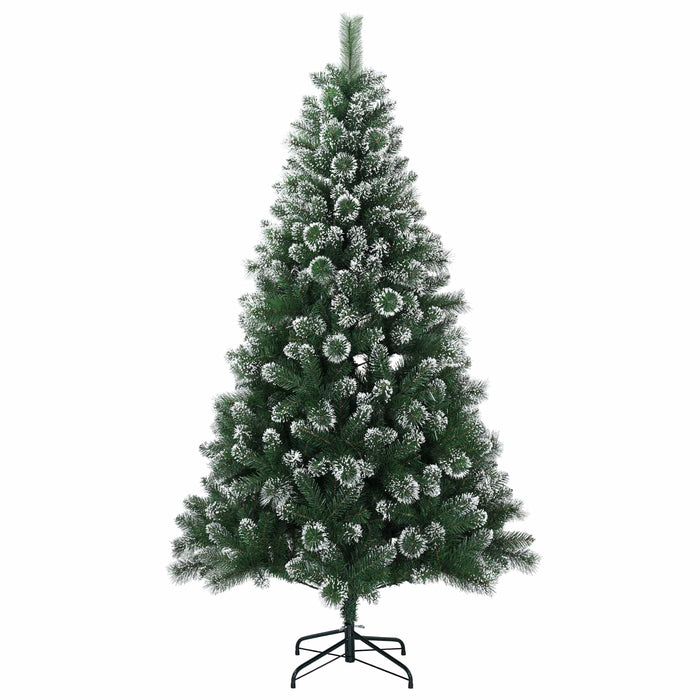 Brad de Crăciun artificial 150 cm 150 LED-uri Alb cald WALTI