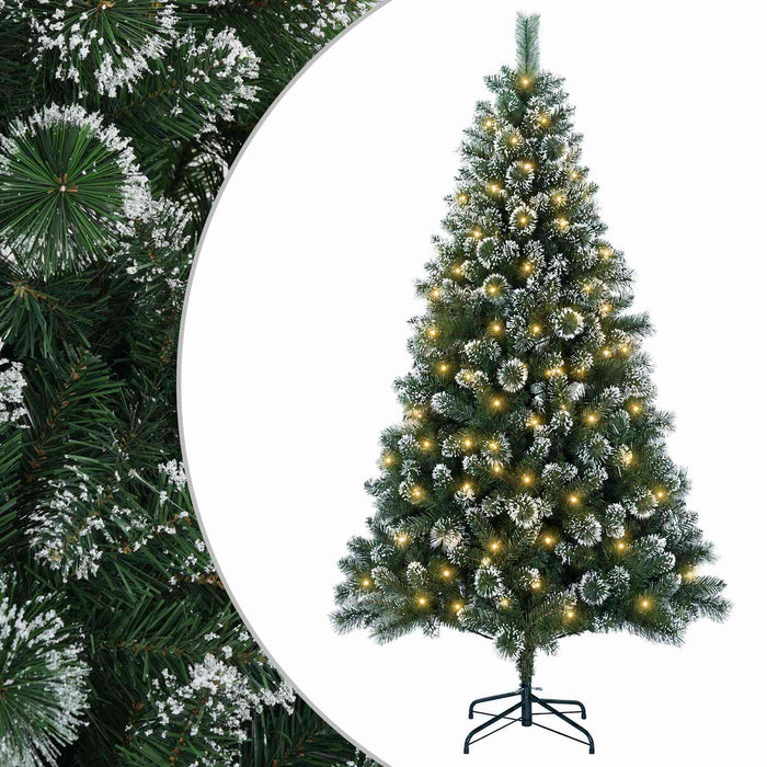 Brad de Crăciun artificial 180 cm 300 LED-uri Alb cald WALTI
