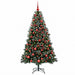 Brad de Crăciun artificial cu glob 240 cm 300 LED-uri Alb cald - WALTI WALTI