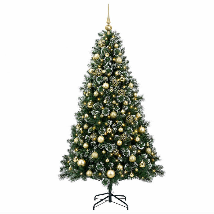 Brad de Crăciun artificial cu glob 180 cm 300 LED-uri Alb cald - WALTI WALTI