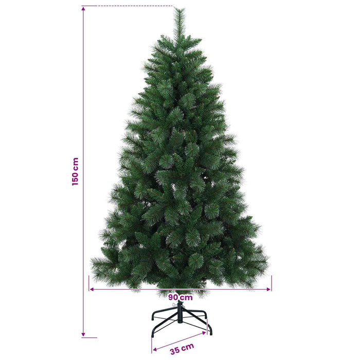 Brad de Crăciun artificial 150 cm 150 LED-uri Alb cald - WALTI WALTI