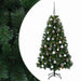 Brad de Crăciun artificial cu globuri 150 cm 150 LED-uri - WALTI WALTI