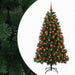 Brad de Crăciun artificial cu glob 240 cm 300 LED-uri Alb cald - WALTI WALTI