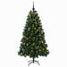 Brad de Crăciun artificial cu globuri 240 cm 300 LED-uri - WALTI WALTI