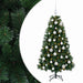 Brad de Crăciun artificial cu globuri 150 cm 150 LED-uri - WALTI WALTI