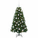 Brad de Crăciun artificial cu globuri 150 cm 150 LED-uri - WALTI WALTI