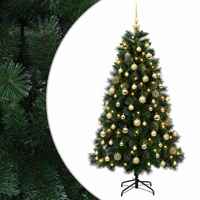 Brad de Crăciun artificial cu glob 180 cm 300 LED-uri Alb cald - WALTI WALTI