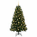 Brad de Crăciun artificial cu glob 180 cm 300 LED-uri Alb cald - WALTI WALTI