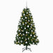 Brad de Crăciun artificial cu glob 210 cm 300 LED-uri Alb cald - WALTI WALTI