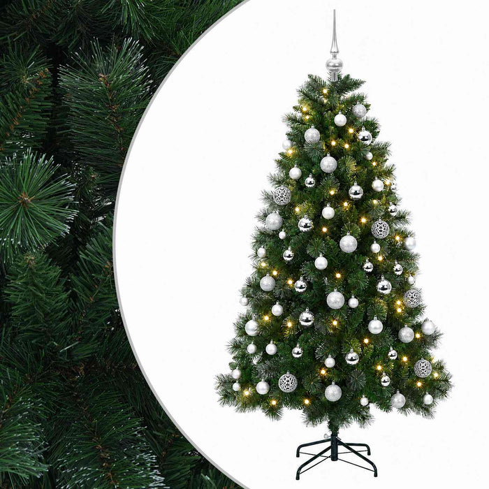Brad de Crăciun artificial cu globuri 240 cm 300 LED-uri - WALTI WALTI