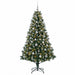 Brad de Crăciun artificial cu globuri 210 cm 300 LED-uri - WALTI WALTI