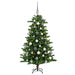 Brad de Crăciun artificial cu globuri 150 cm 150 LED-uri - WALTI WALTI