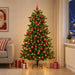 Brad de Crăciun artificial cu globuri 210 cm 300 LED-uri - WALTI WALTI