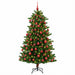 Brad de Crăciun artificial cu globuri 240 cm 300 LED-uri - WALTI WALTI