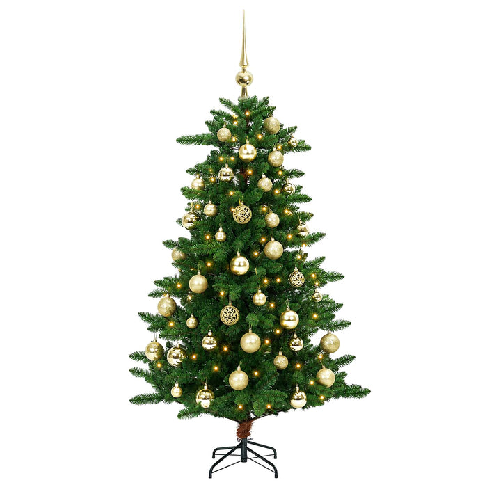 Artificial Christmas Tree with Bauble 150 cm 150 LED-uri WALTI