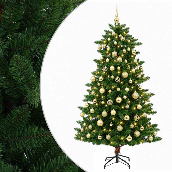 Artificial Christmas Tree with Bauble 180 cm 300 LED-uri - WALTI WALTI